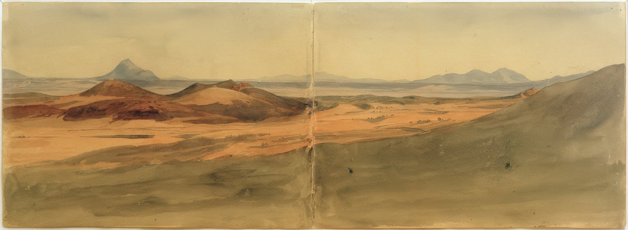Táj a Sabine hegyekkel alkotó: Johann Wilhelm Schirmer