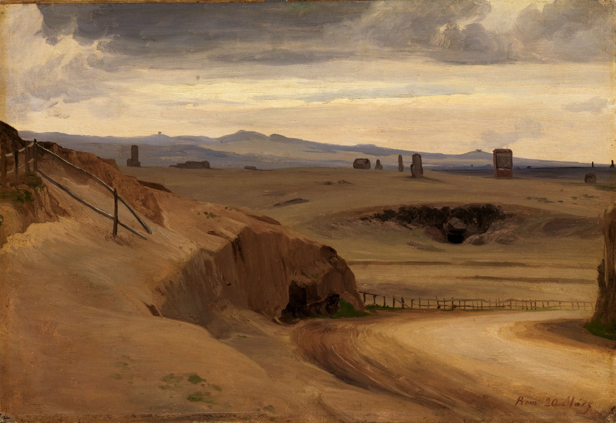 Kilátás a Római Campagnára alkotó: Johann Wilhelm Schirmer