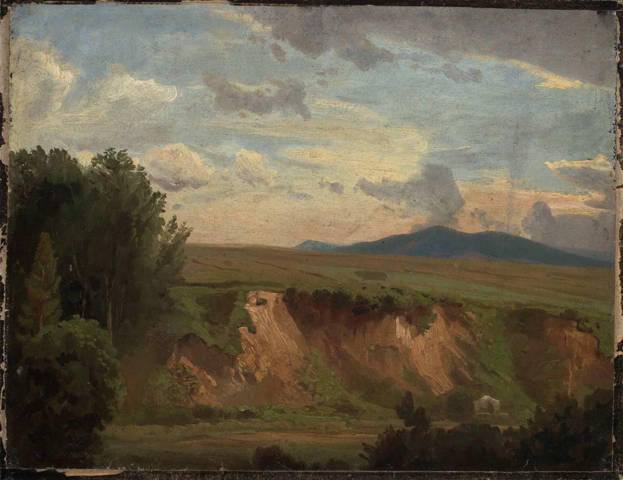 Dél-franciaországi táj kopár lejtővel alkotó: Johann Wilhelm Schirmer