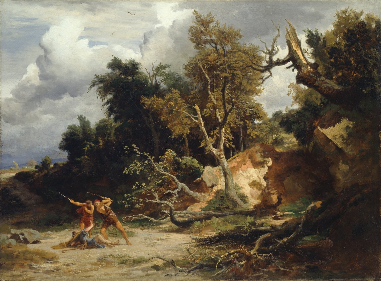 A les (délután) 1856 körül alkotó: Johann Wilhelm Schirmer