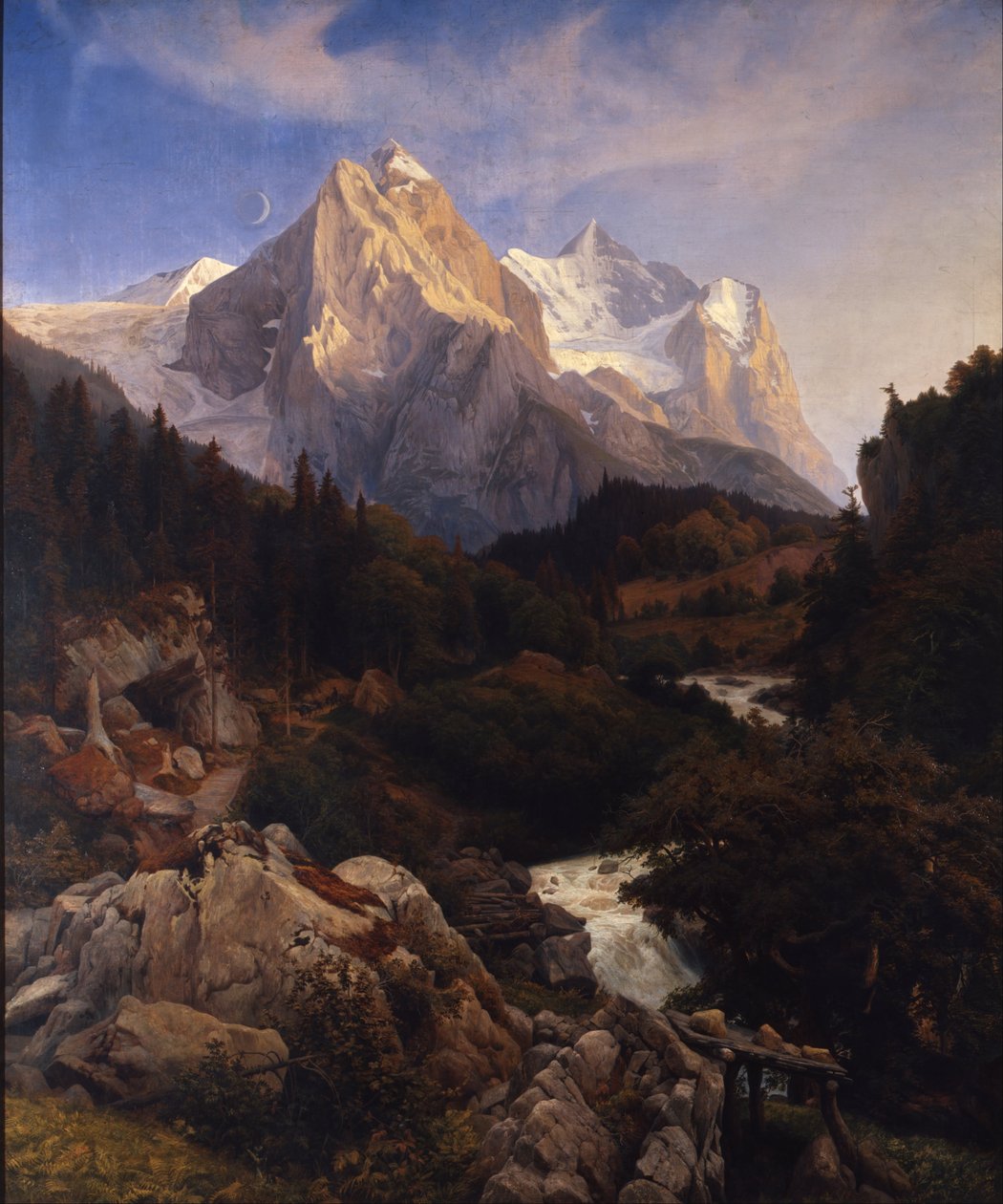 A Wetterhorn alkotó: Johann Wilhelm Schirmer