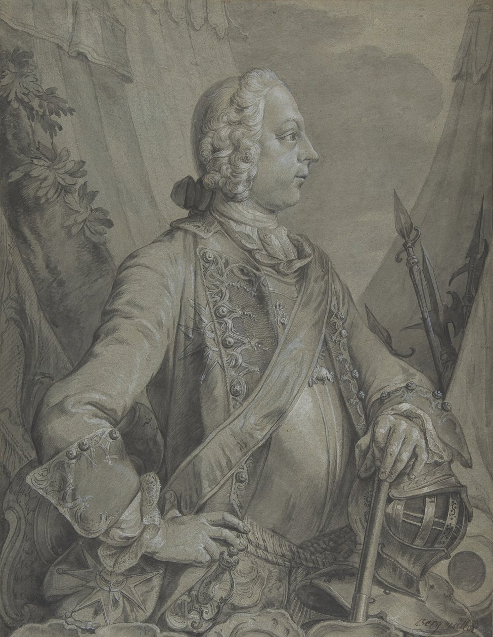 II. József császár portréja, mint katonai parancsnok, a 18. század eleje-közepe. alkotó: Johann Wolfgang Baumgartner
