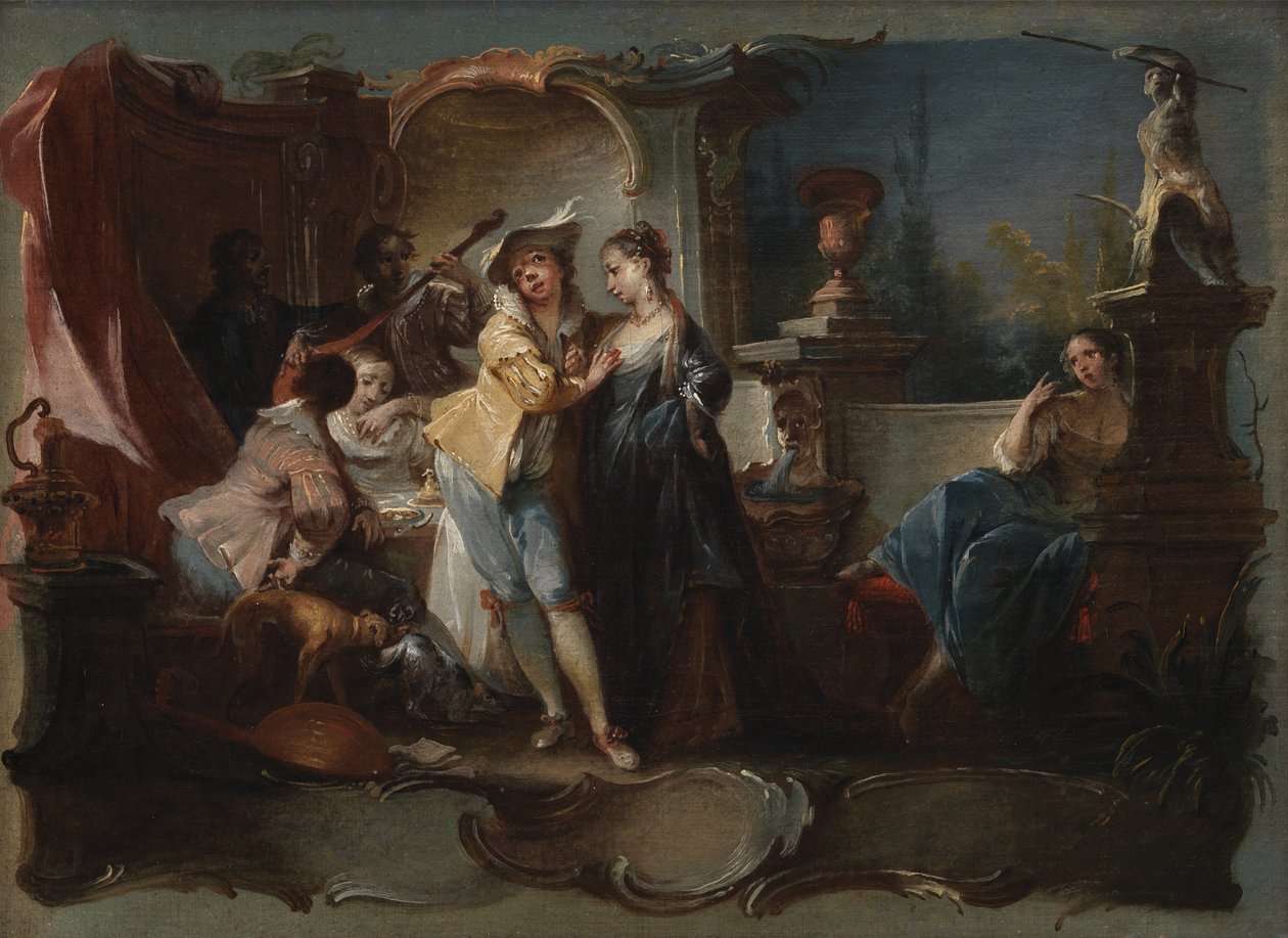 A tékozló fiú szajhákkal él alkotó: Johann Wolfgang Baumgartner