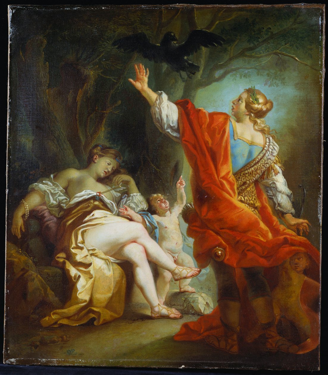Apollo megöli Coronist, 1759 alkotó: Johan Joseph Zoffany