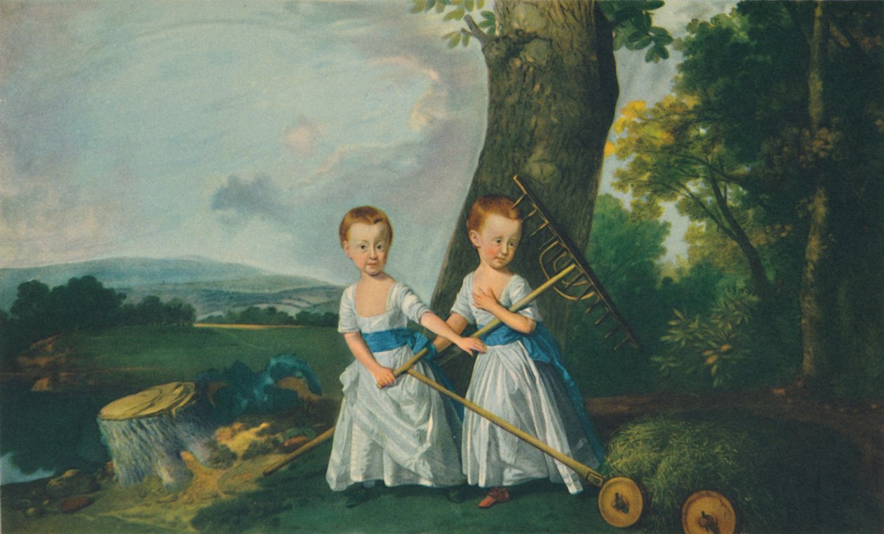Gyermekruha: The Blunt Boys, 1767 körül, 1948. alkotó: Johan Joseph Zoffany