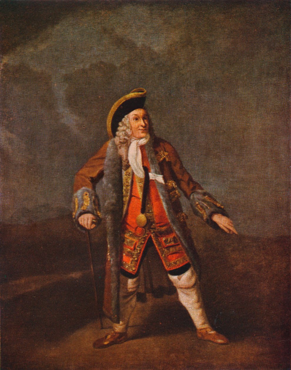 Garrick mint Lord Chalkstone, 1740, 1948 alkotó: Johan Joseph Zoffany