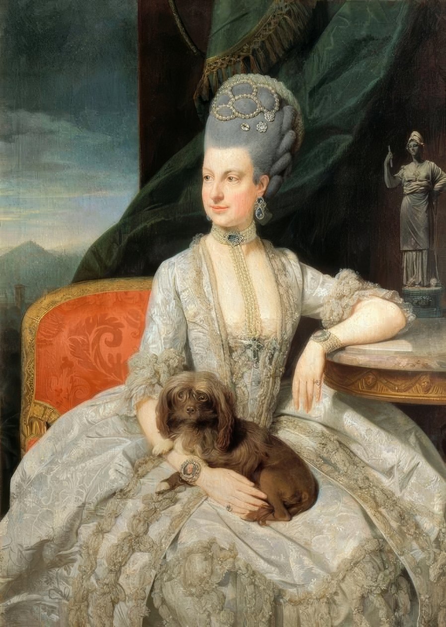 Marie Christine től. Ausztria / Zoffany alkotó: Johan Joseph Zoffany