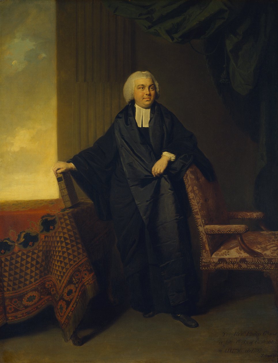 Philip Cocks tiszteletes portréja alkotó: Johann Zoffany