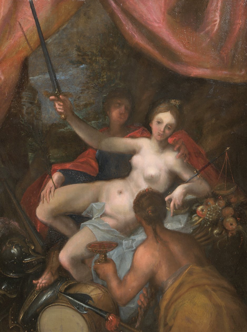 Pax megszemélyesítése alkotó: Johann or Hans von Aachen