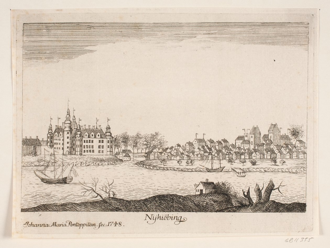 Nykøbing kastély, Falster alkotó: Johanna Maria Pontoppidan