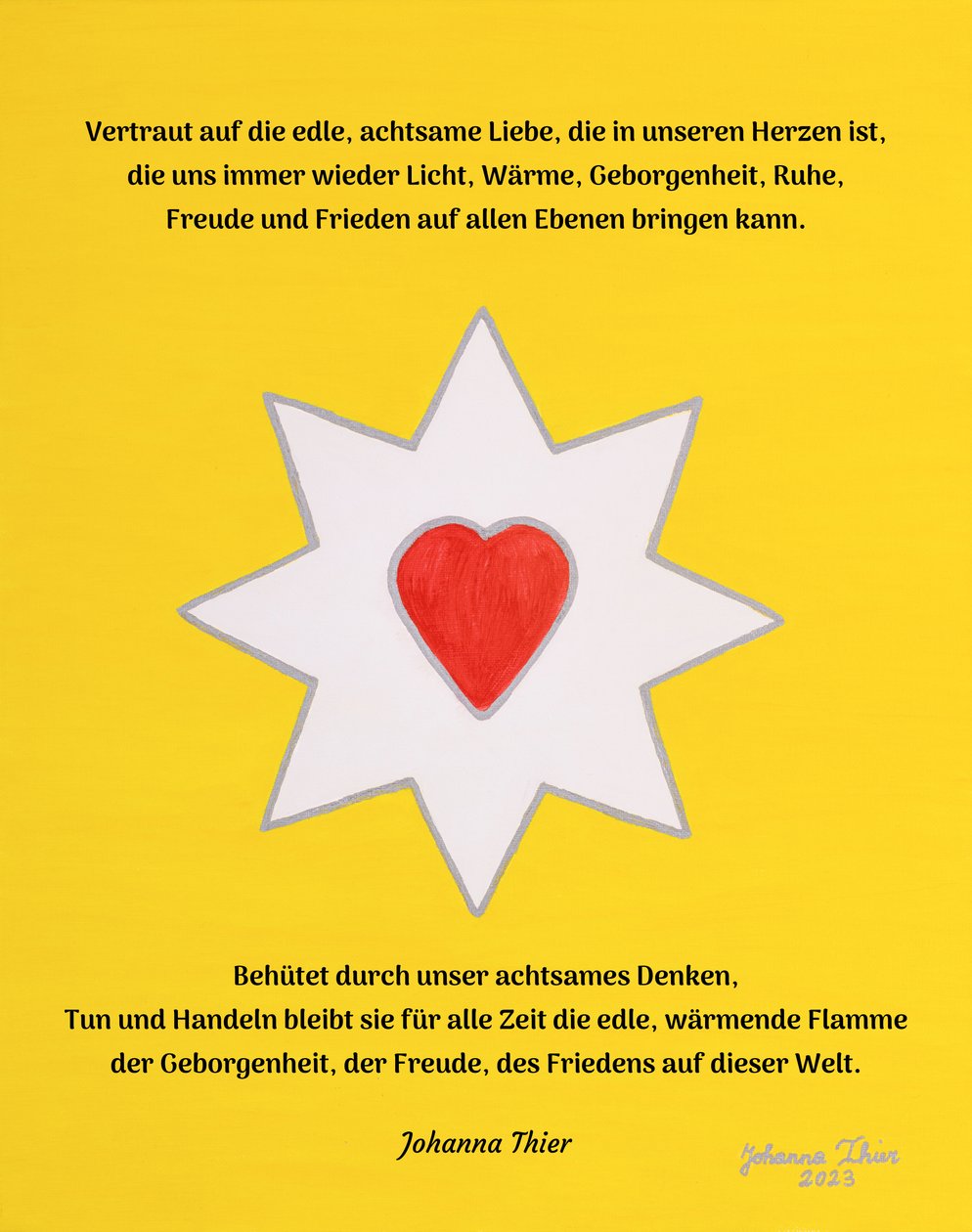A szeretet nemes lángja alkotó: Johanna Thier
