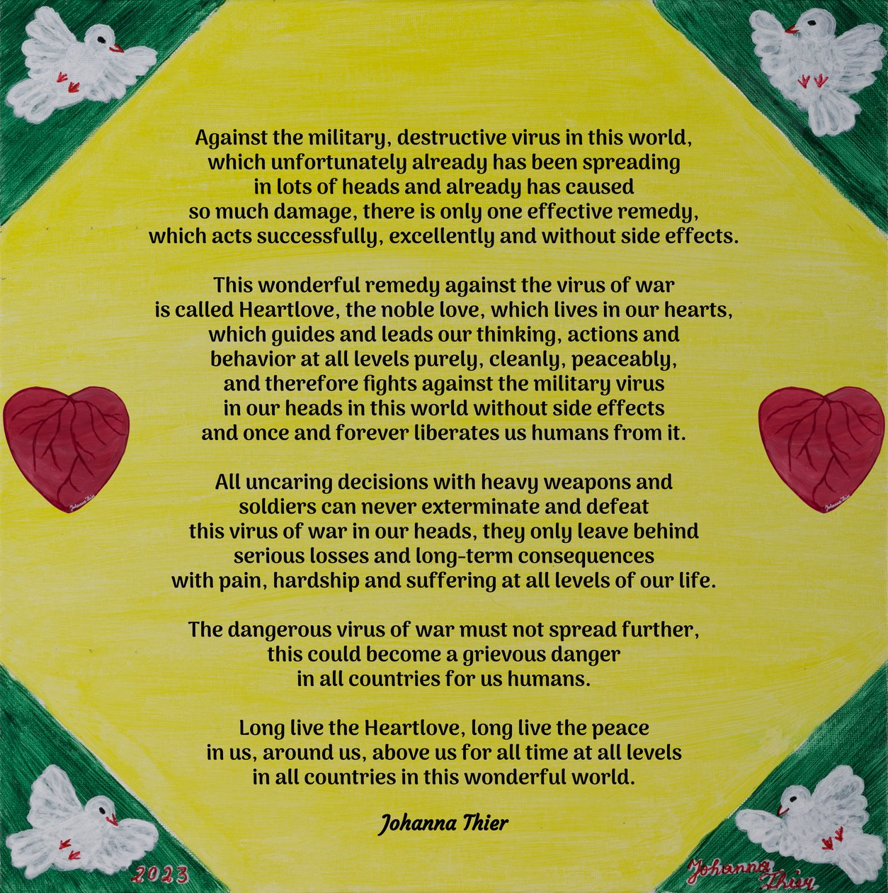 The Wonder of the Heartlove alkotó: Johanna Thier