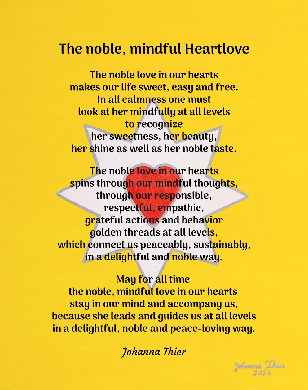 A nemes, figyelmes Heartlove - 1. verzió alkotó: Johanna Thier