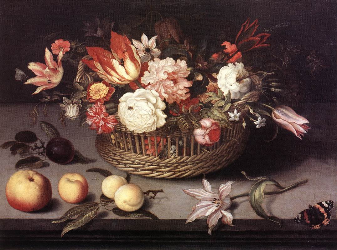 Virágkosár alkotó: Johannes Bosschaert