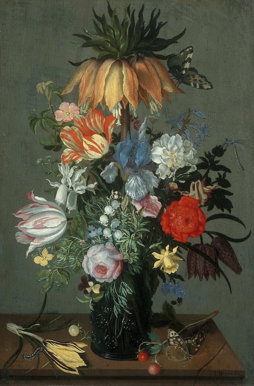 Virágcsendélet korona birodalmi alkotó: Johannes Bosschaert