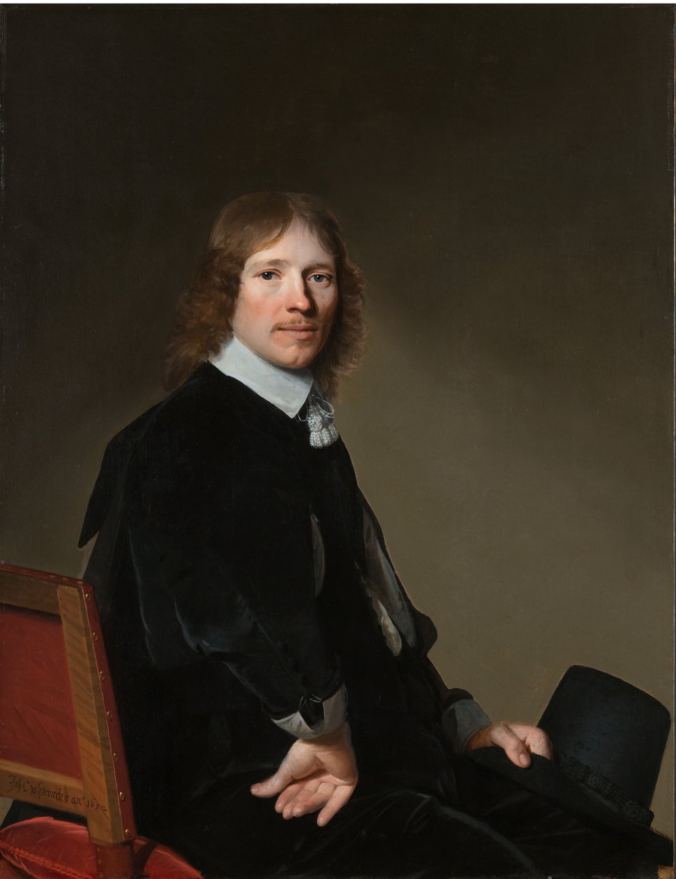 Eduard Wallis arcképe (1621-1684) alkotó: Johannes Cornelisz. Verspronck