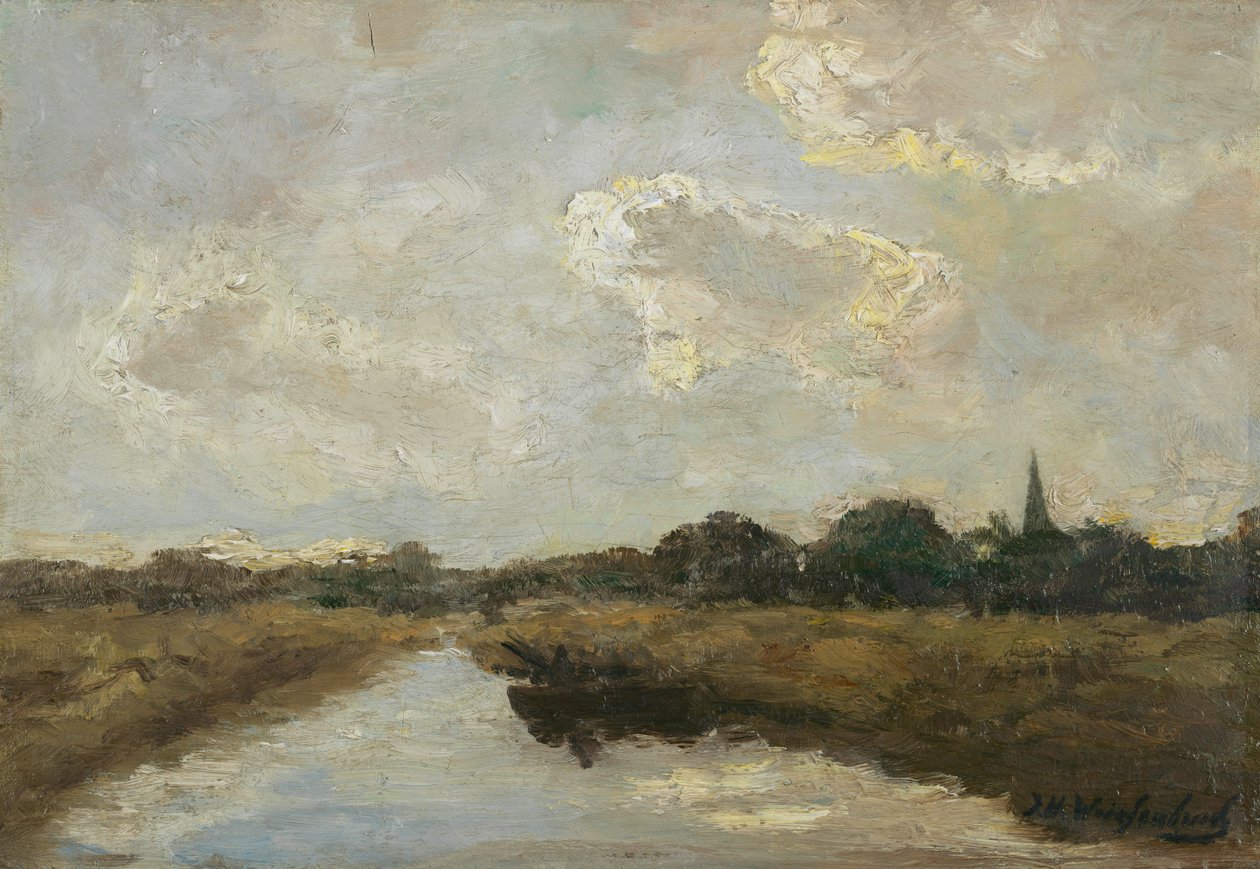 Tájkép alkotó: Johannes Hendrik Weissenbruch
