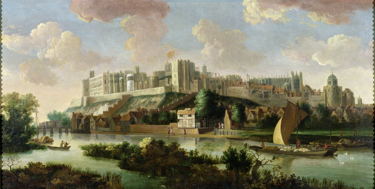 Windsori kastély a Temzéből nézve, 1700 körül alkotó: Johannes Vorsterman