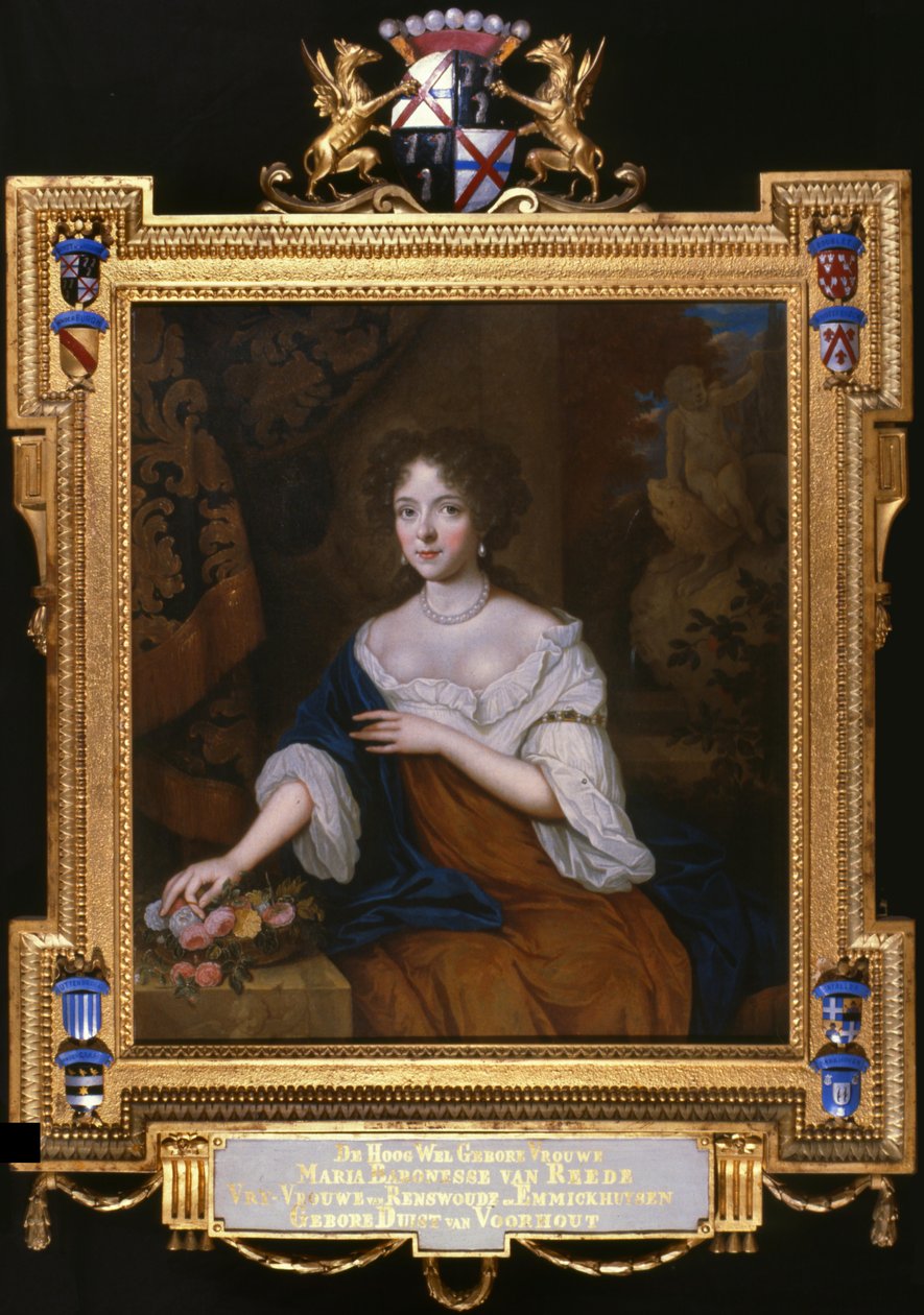 Maria Duyst van Voorhout (1662-1754) arcképe alkotó: Johannes van Haensbergen  