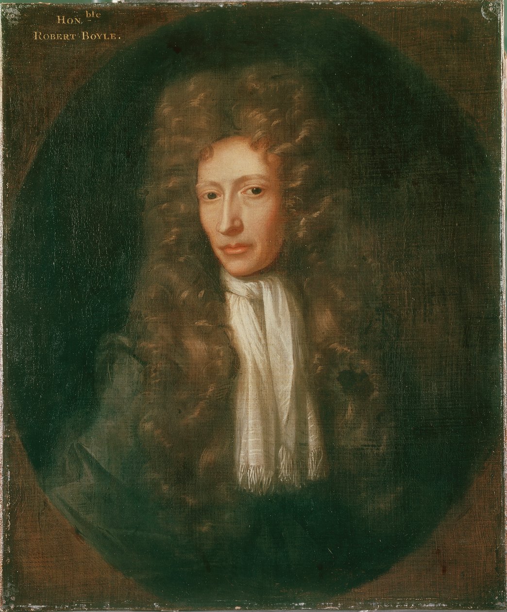 Robert Boyle portréja (olaj, vászon) alkotó: Johannes (after) Kerseboom