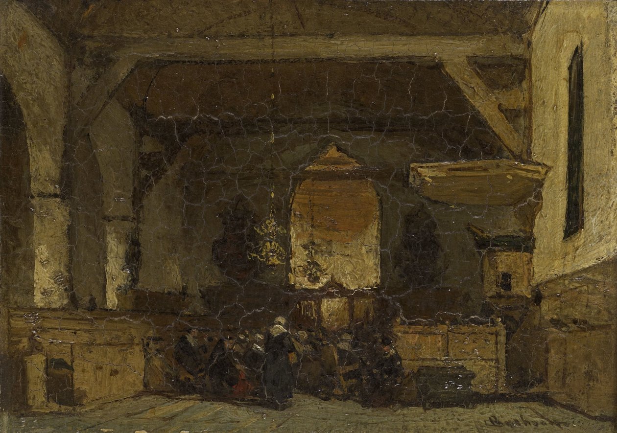 A maaslandi templom belseje alkotó: Johannes Bosboom