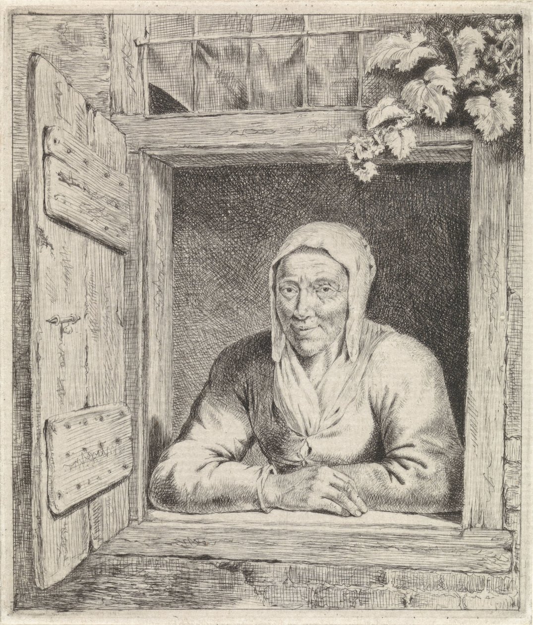 Nő az ablakban alkotó: Johannes Christiaan Janson