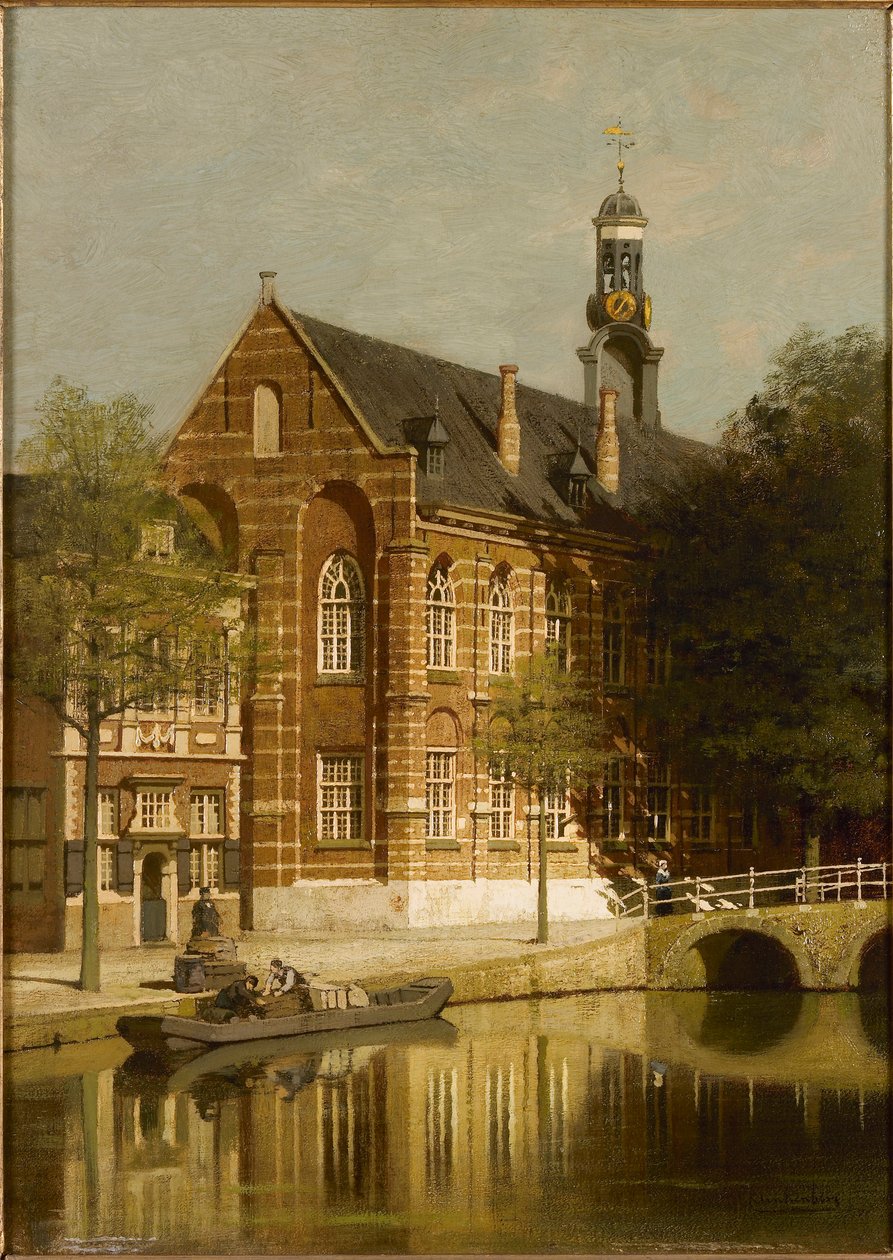 Leiden kilátása. alkotó: Johannes Christiaan Karel Klinkenberg
