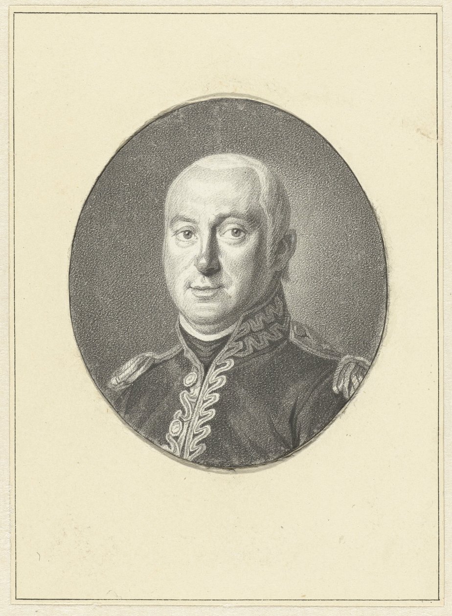 Jan Willem de Winter admirális portréja alkotó: Johannes Cornelis Mertens