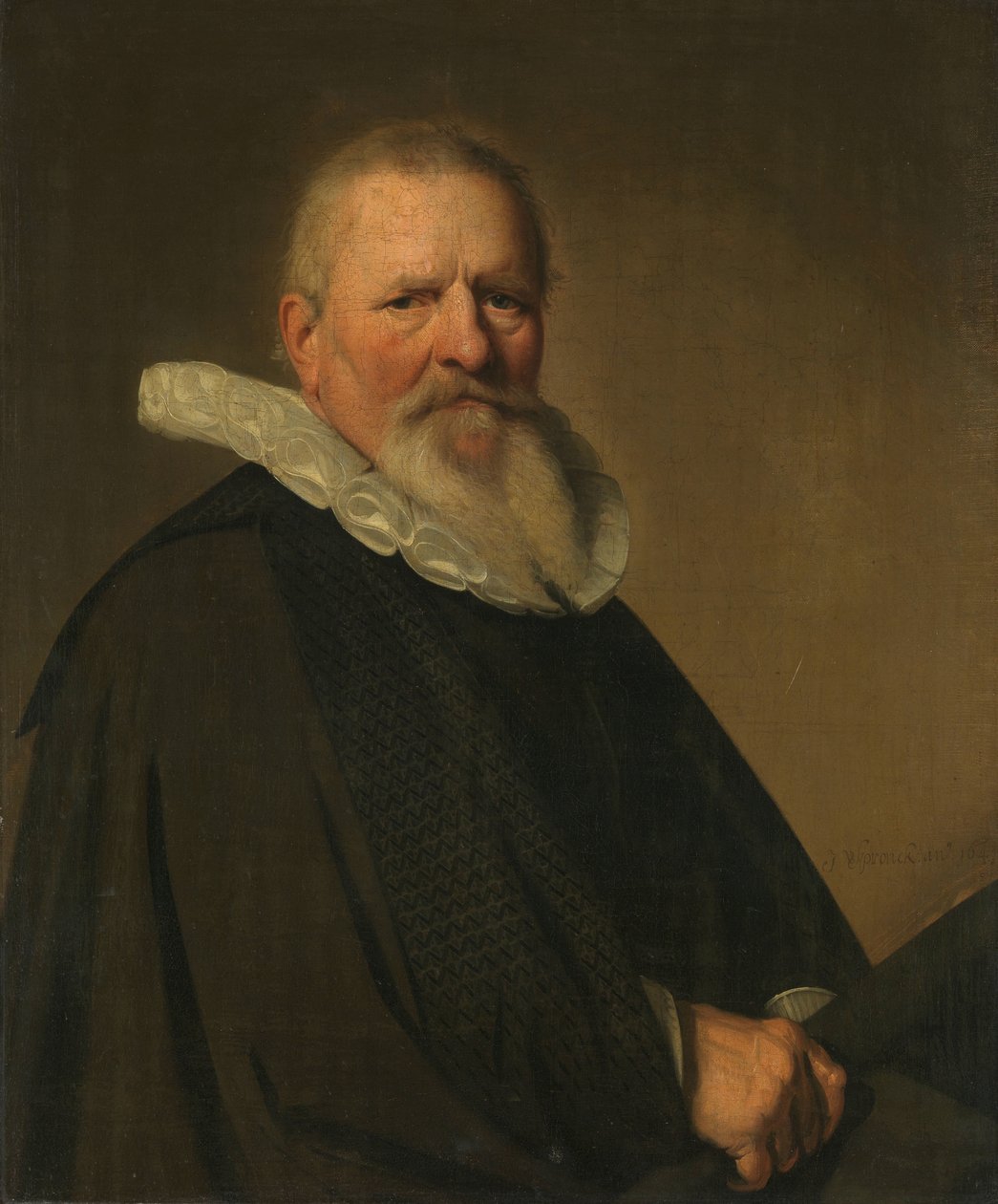 Pieter Jacobsz Schout (1570-1645), haarlemi polgármester alkotó: Johannes Cornelisz. Verspronck