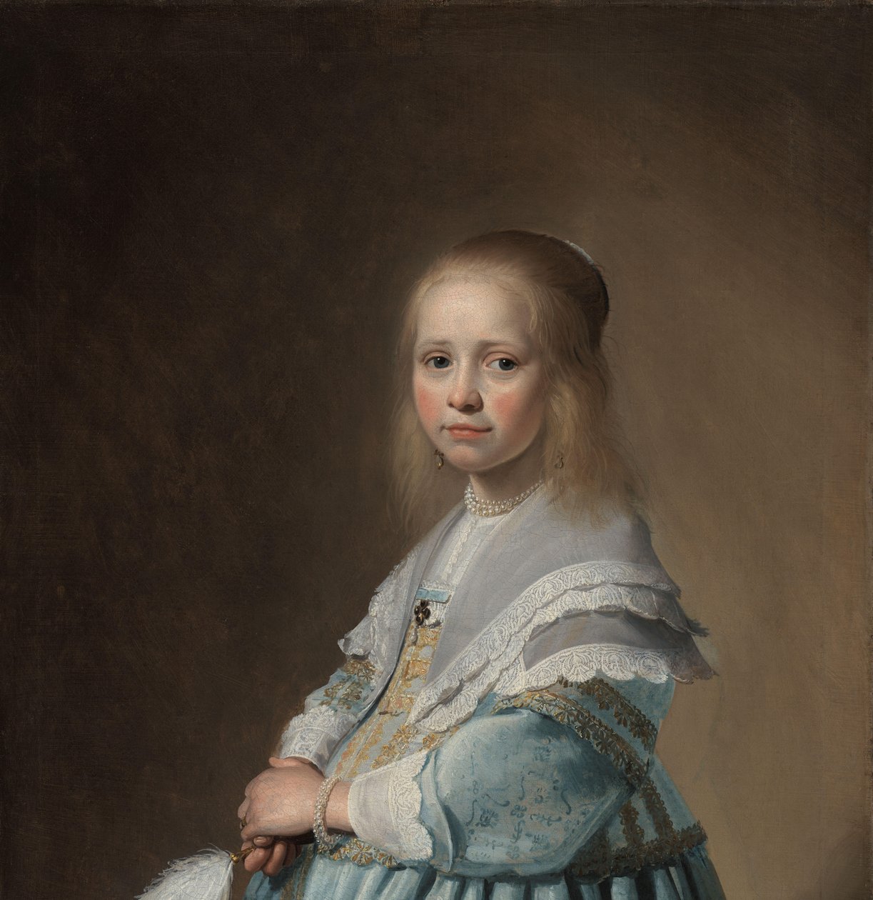 Egy kékbe öltözött lány portréja Portré egy lány kékben alkotó: Johannes Cornelisz. Verspronck