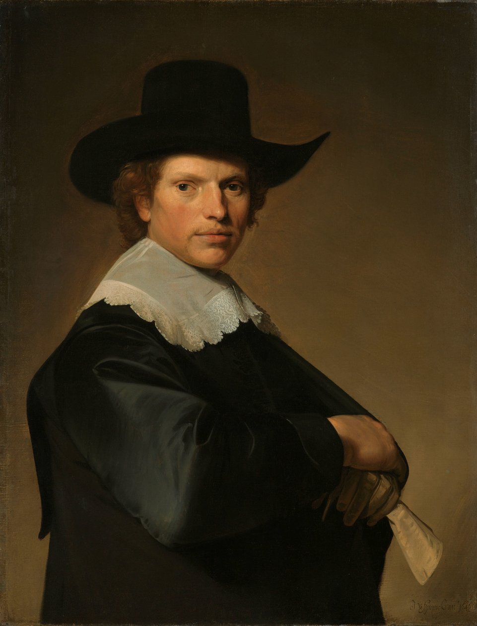 Egy férfi portréja alkotó: Johannes Cornelisz. Verspronck