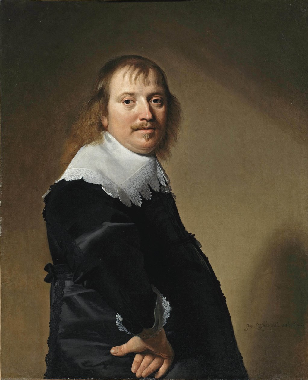 Egy férfi portréja alkotó: Johannes Cornelisz Verspronck