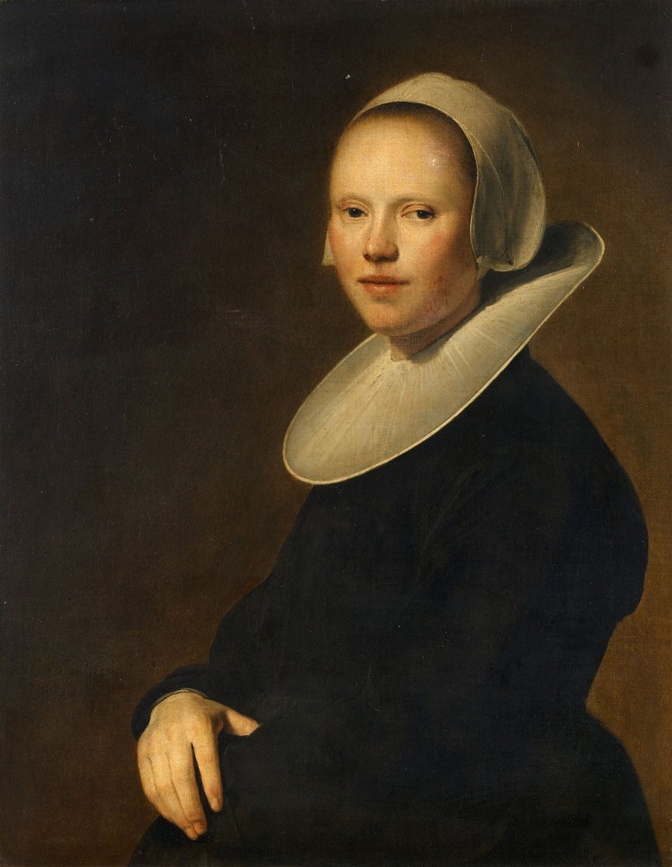 Egy fiatal hölgy portréja alkotó: Johannes Cornelisz Verspronck