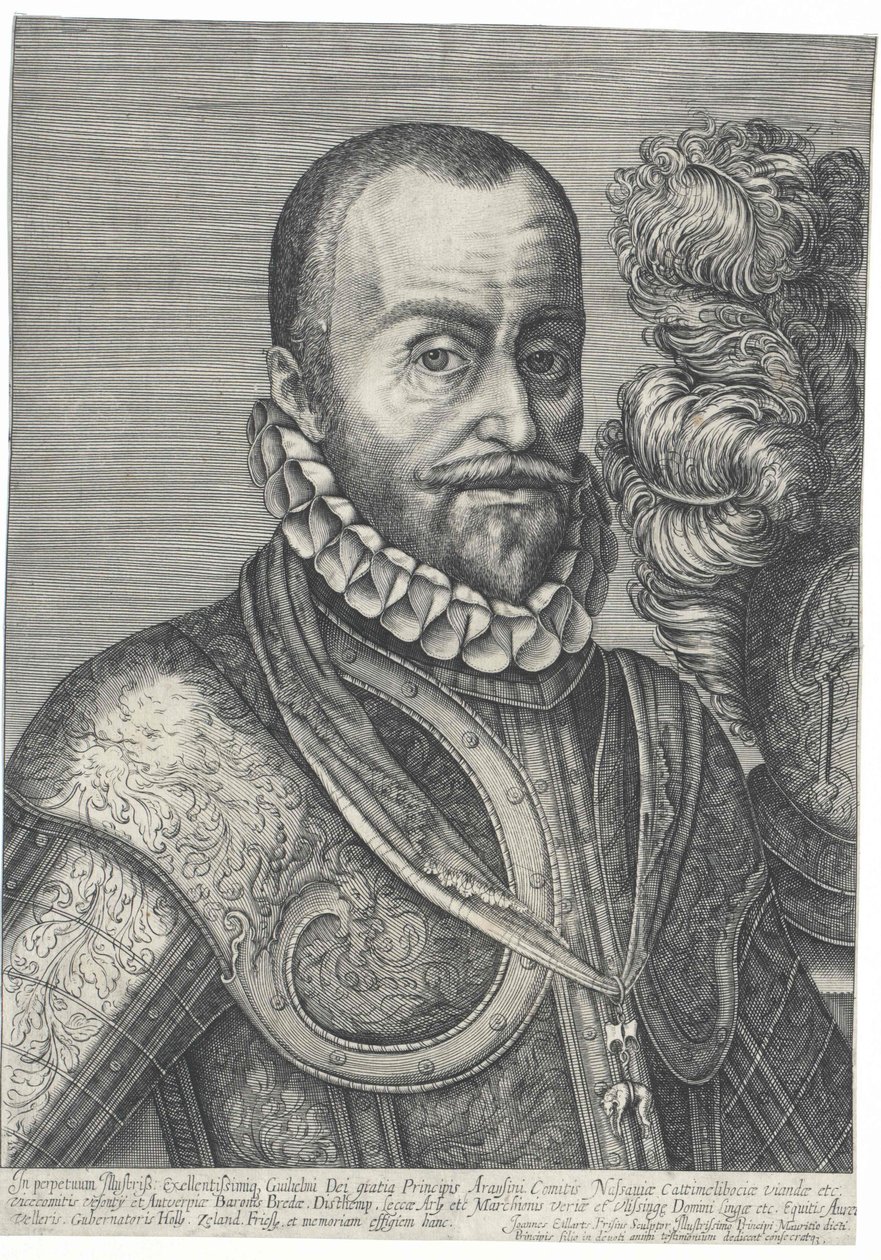 Holland gróf Kép I. Vilmos orániai hercegről alkotó: Johannes Eillarts