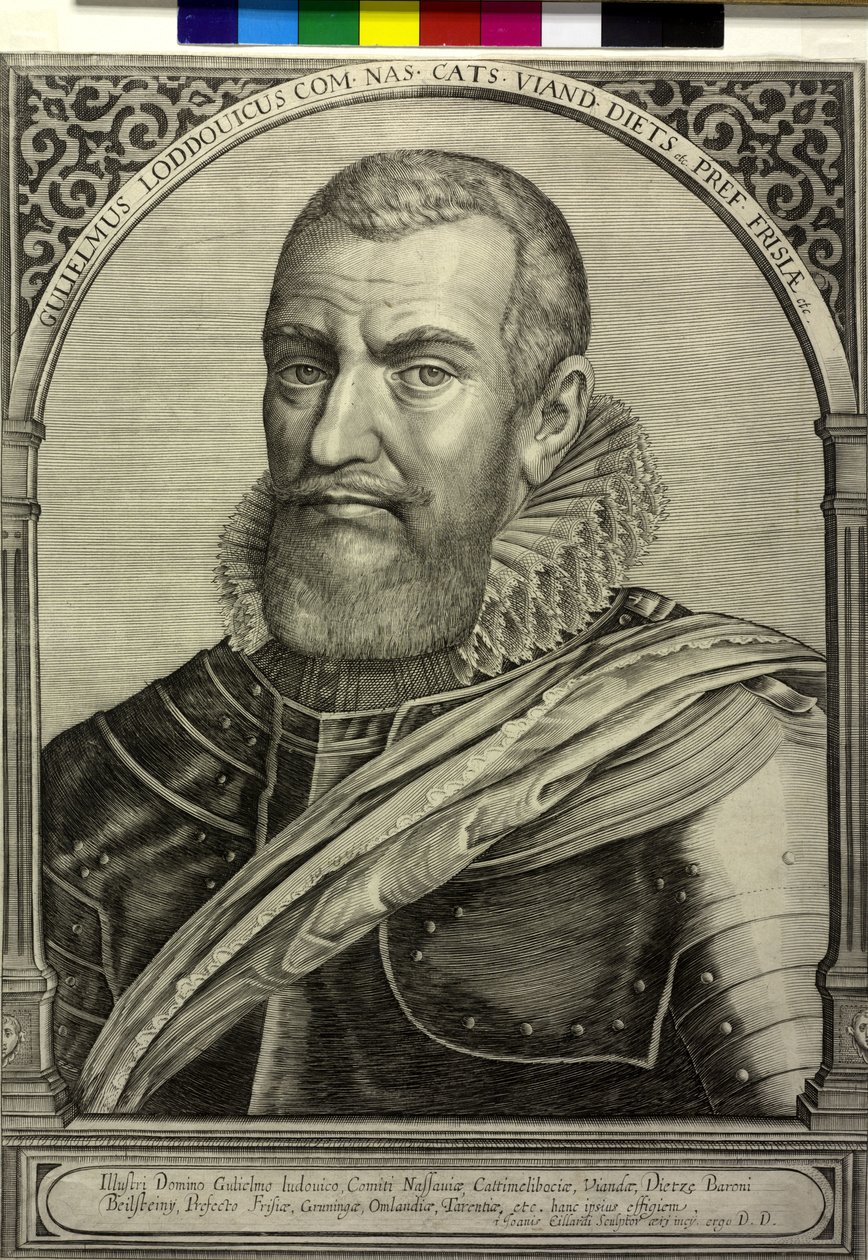 Nassau-Dillenburg grófja William Ludwig alkotó: Johannes Eillarts