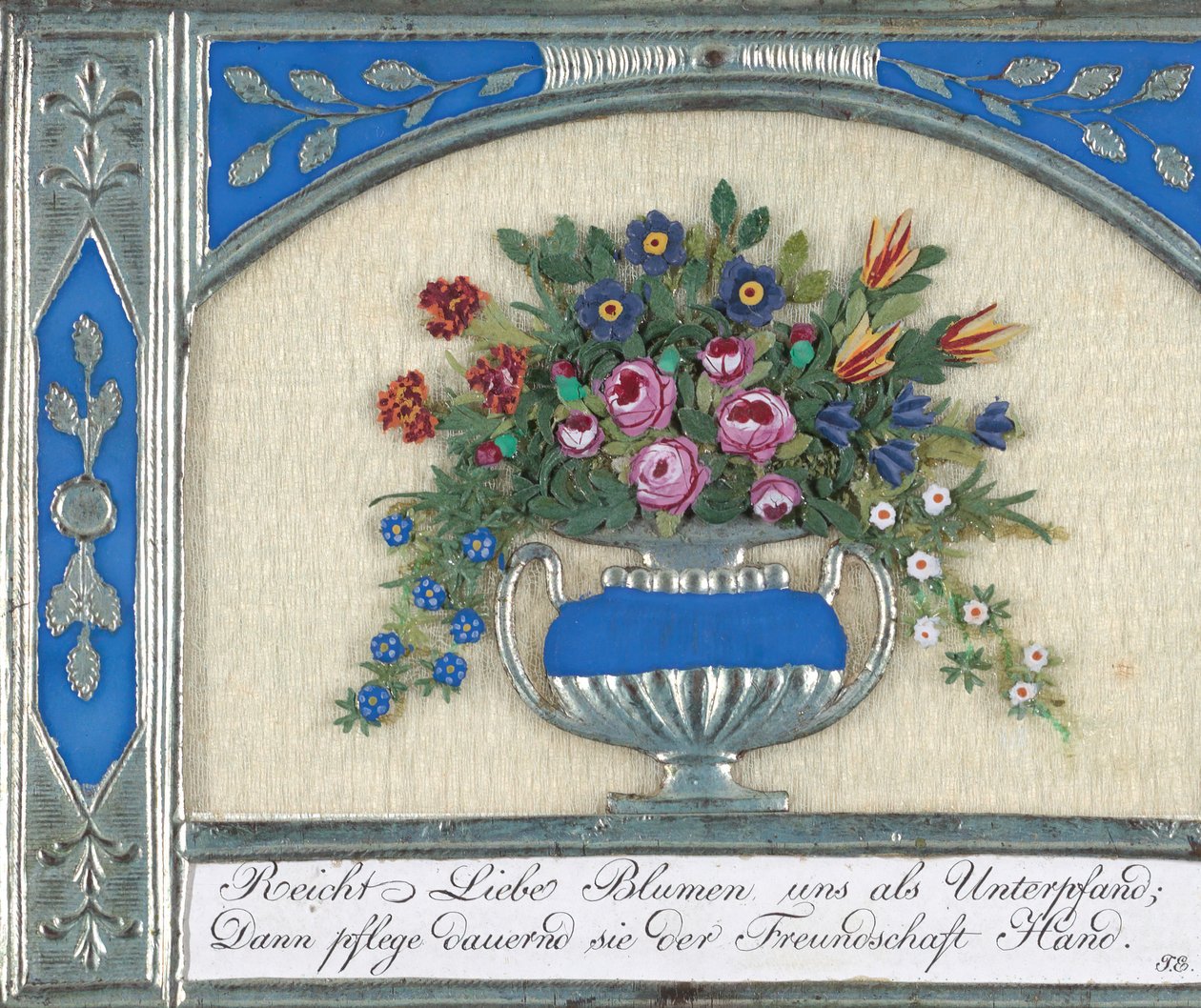 Üdvözlőlap..., 1821. alkotó: Johannes Endletzberger