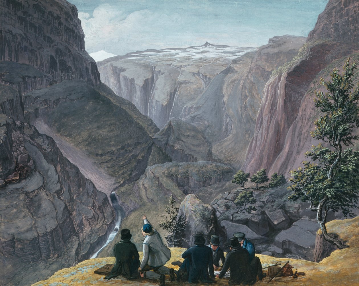 Bjønnestigvarden, Aurland alkotó: Johannes Flintoe