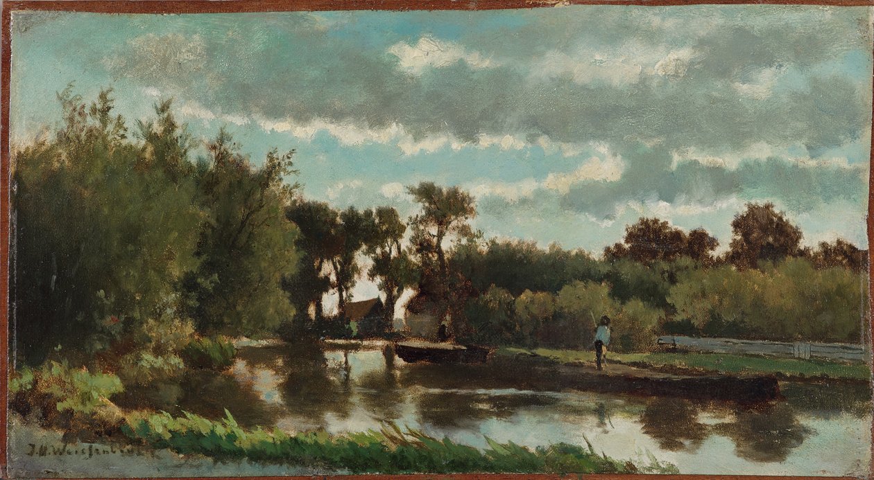 Noorden közelében, 19. század körül (olaj, vászon) alkotó: Johannes Hendrik Weissenbruch