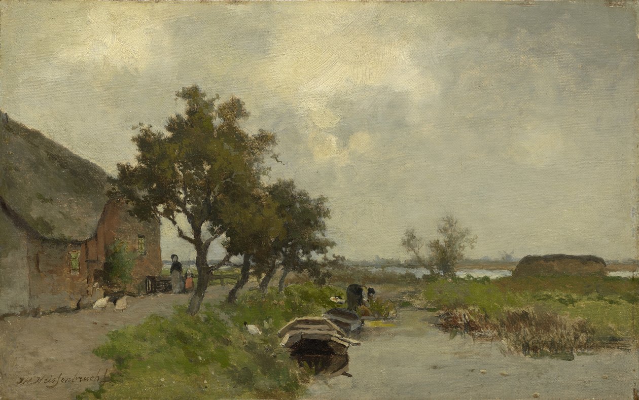 Mosóruhák, 1850-80 körül alkotó: Johannes Hendrik Weissenbruch