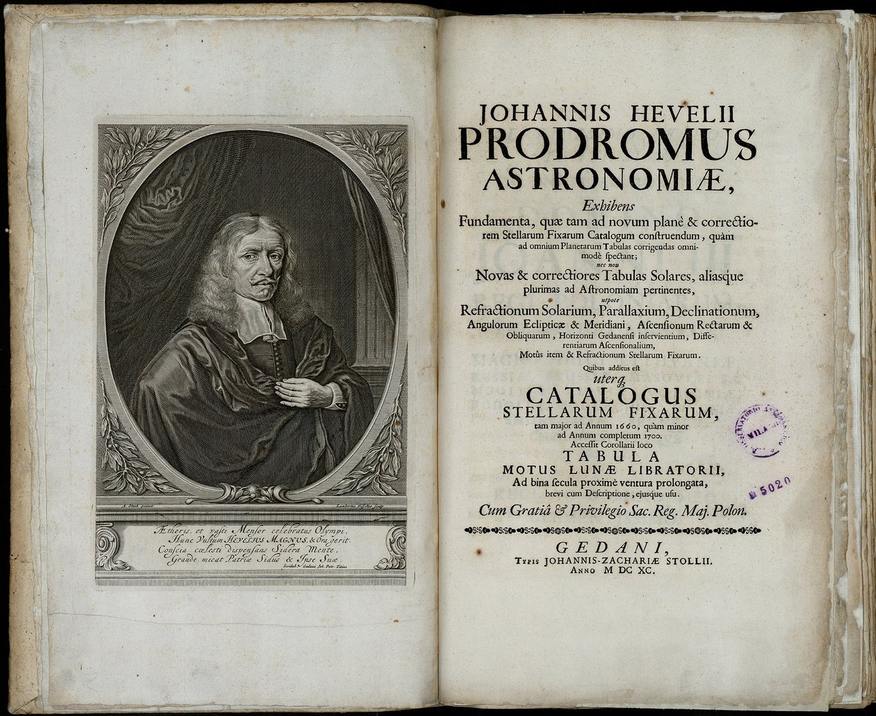 Johannes Hevelius, a csillagászat Prodromusa, 1690 alkotó: Johannes Hevelius