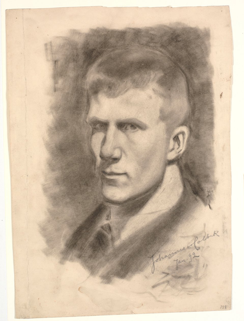 Önarckép alkotó: Johannes Holbek