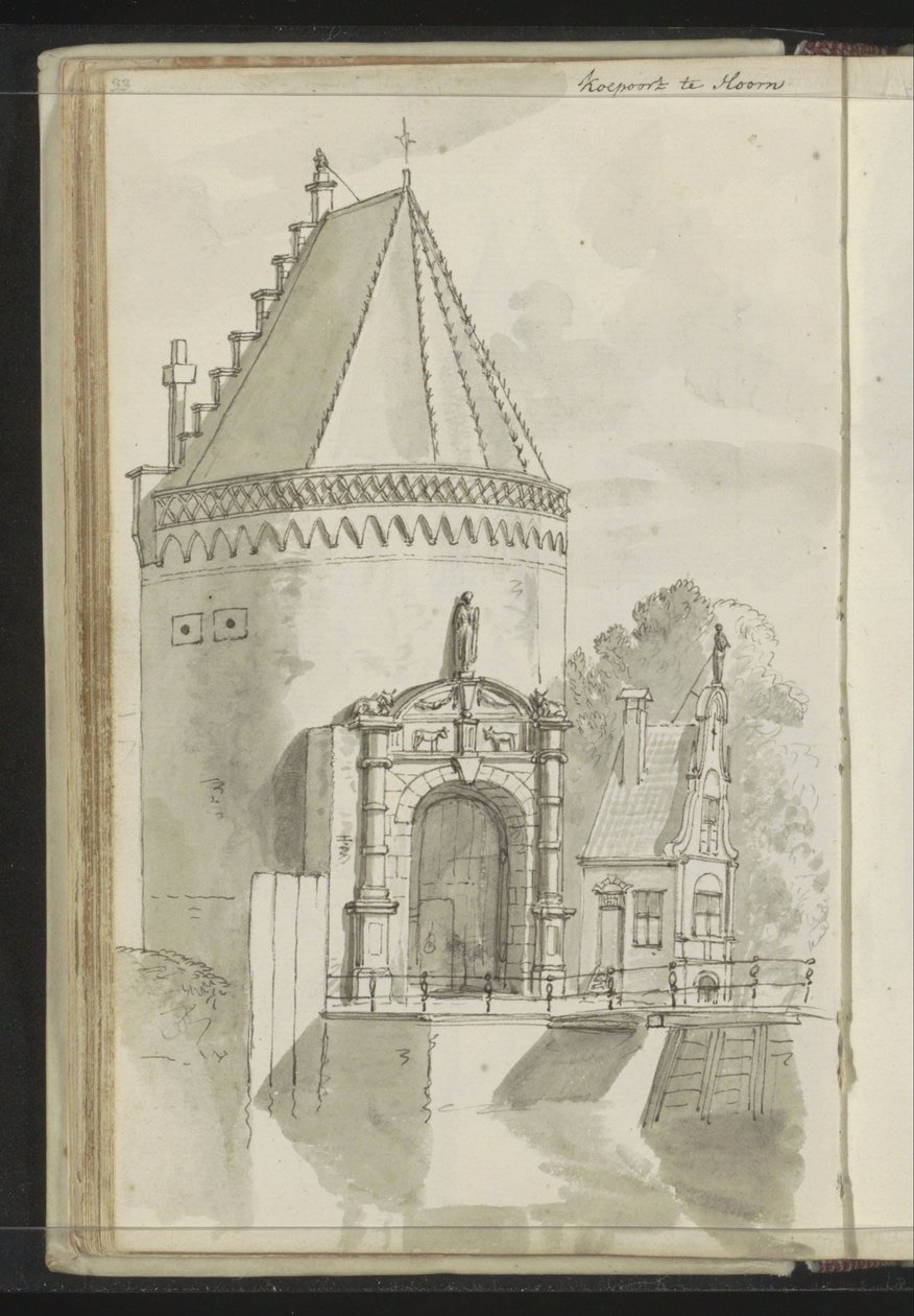 Koepoort Hoornban alkotó: Johannes Huibert Prins