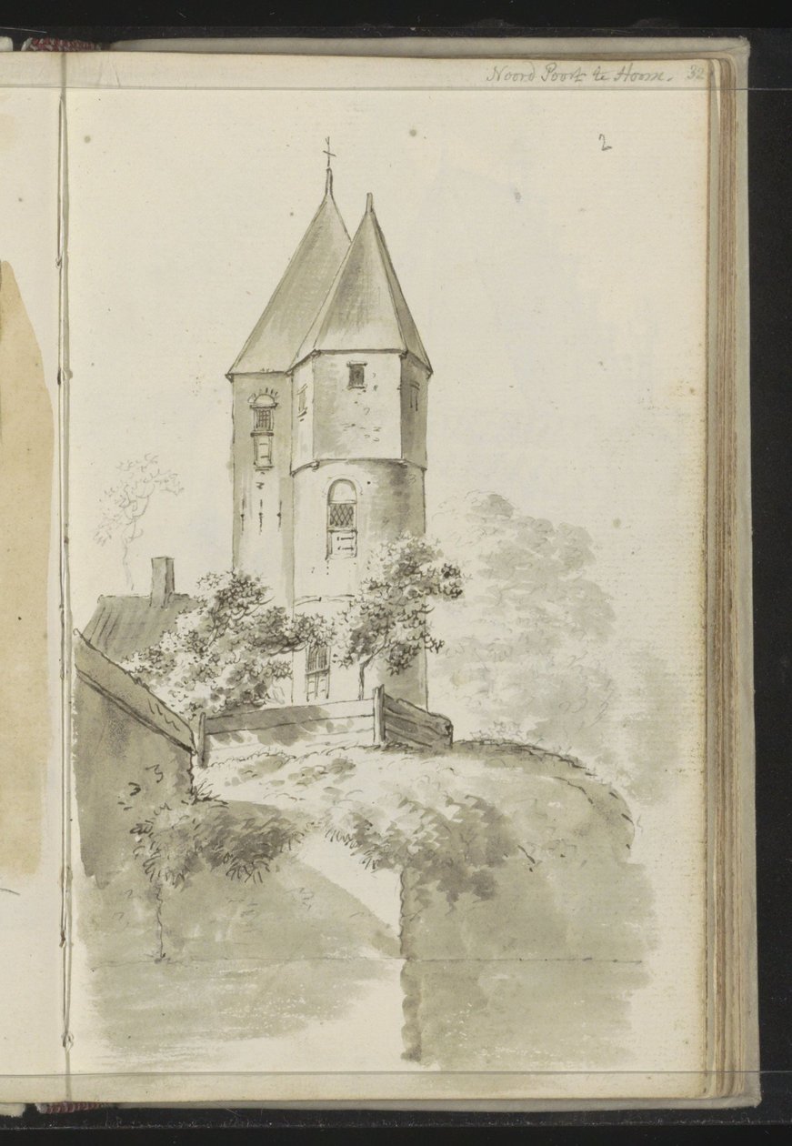 A Noorderpoort tornyai Hoornban alkotó: Johannes Huibert Prins