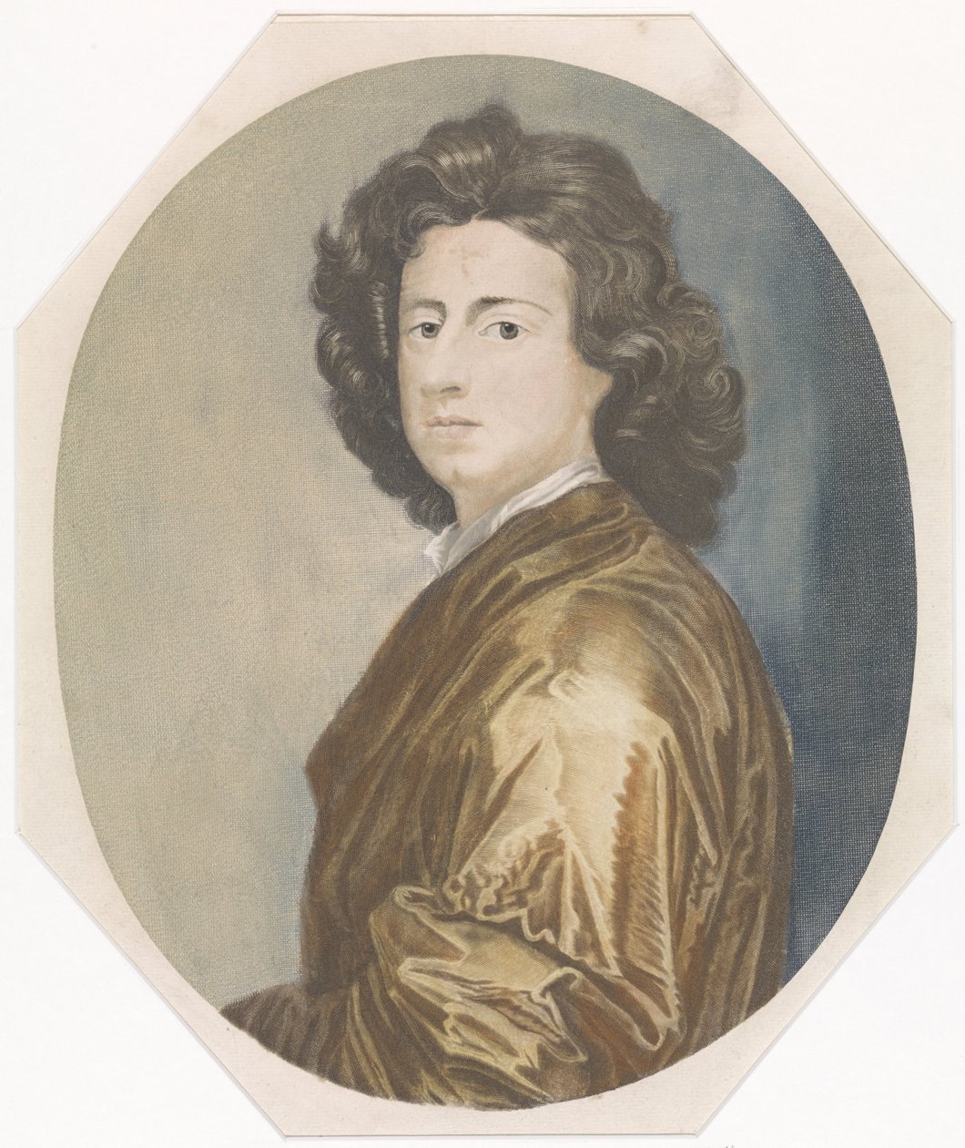 Gottfried Kneller festő portréja alkotó: Johannes Jacobsz van den Aveele (attributed to)