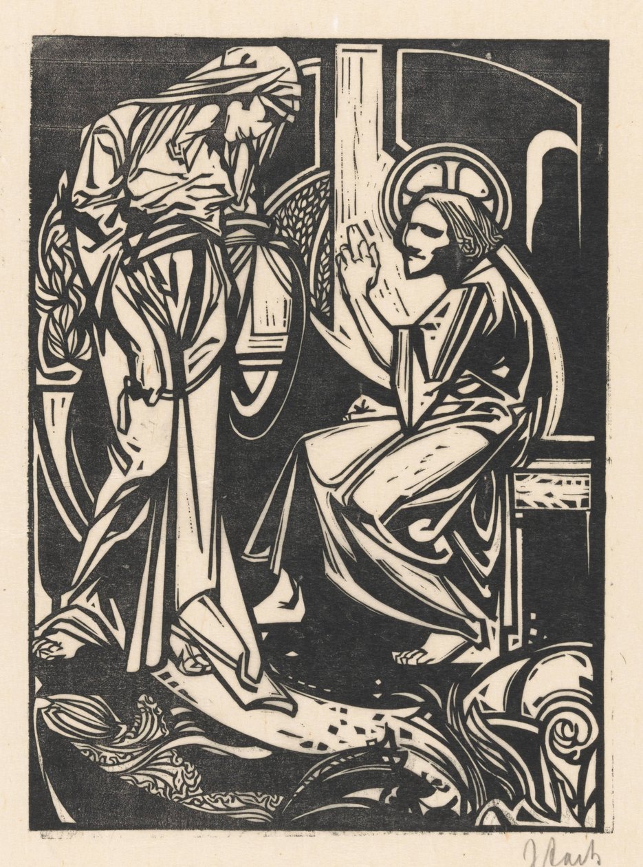 Krisztus és a szamaritánus asszony alkotó: Johannes Josephus Aarts (signed by artist)