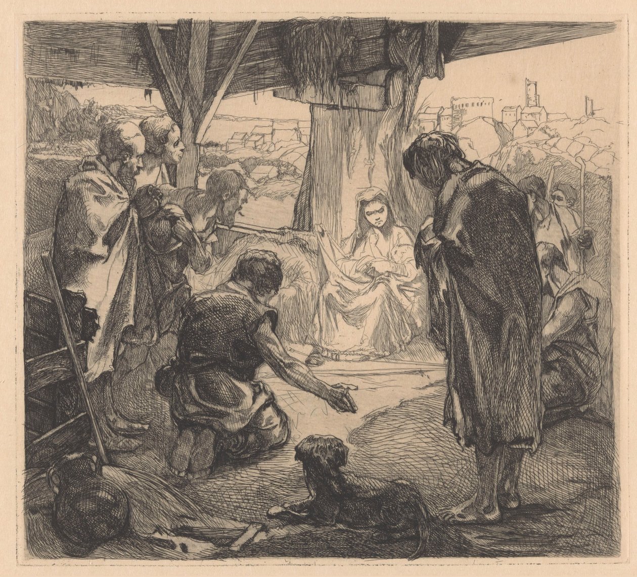 A Pásztorok imádata alkotó: Johannes Josephus Aarts