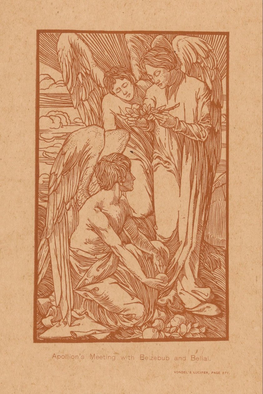 Apollion találkozott Belzebubbal és Belialal Apollon találkozása Belzebubbal és Beliállal (cím a tárgyon) alkotó: Johannes Josephus Aarts