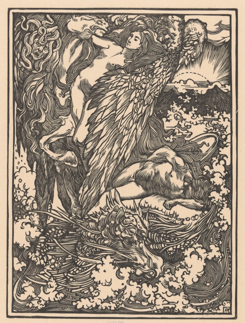 Perszeusz az Andromédában alkotó: Johannes Josephus Aarts