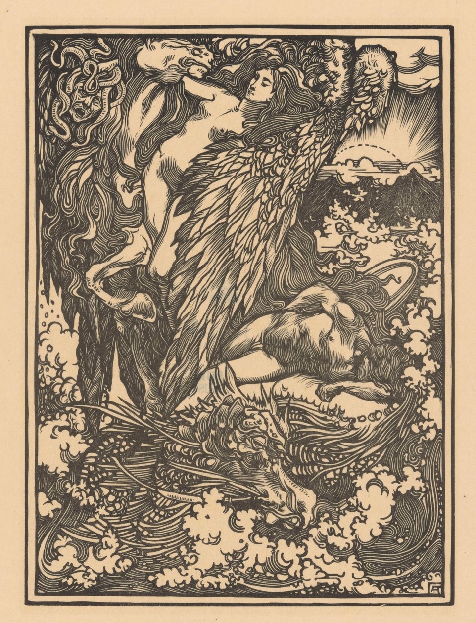Perseus Andromedában alkotó: Johannes Josephus Aarts