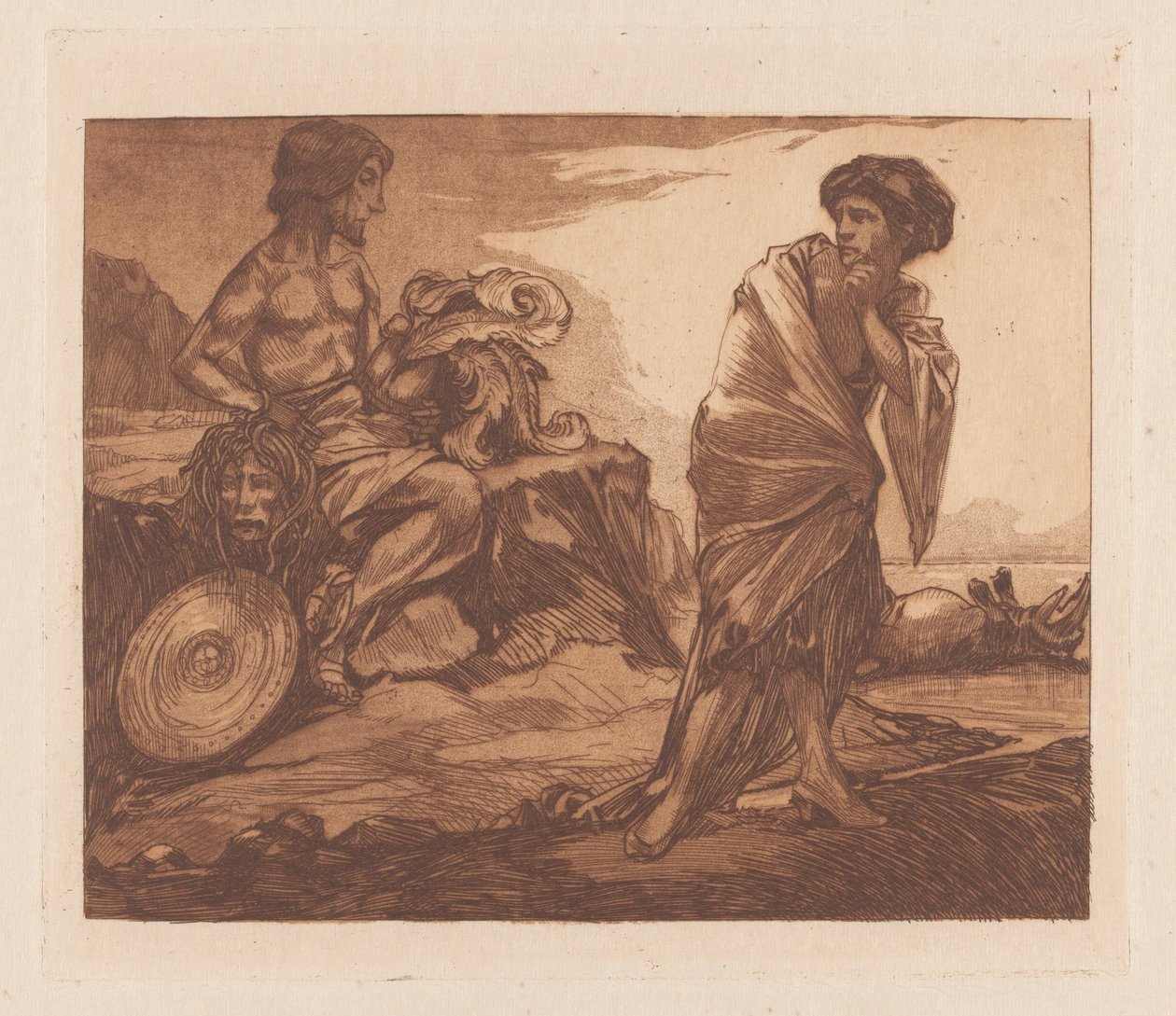 Perszeusz Medúza fejével alkotó: Johannes Josephus Aarts